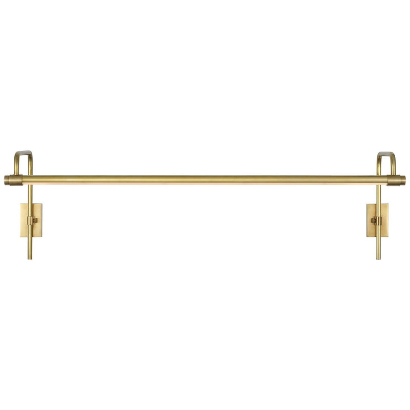 Kidd 30" Frame Mount Picture Light in Hand-Rubbed Antique Brass