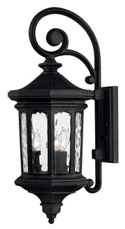Raley Large Outdoor Wall Lantern in Museum Black