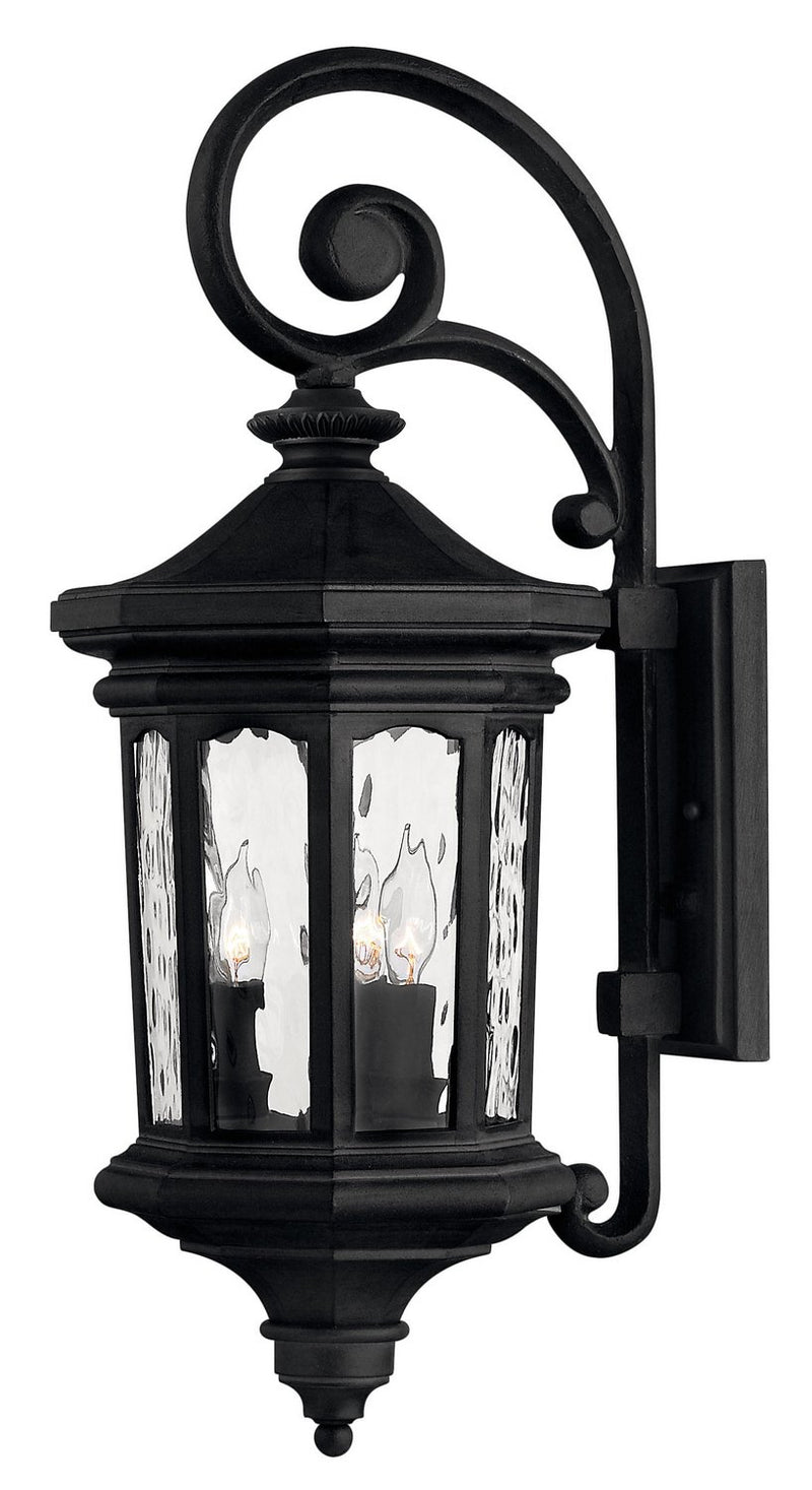 Raley Large Outdoor Wall Lantern in Museum Black