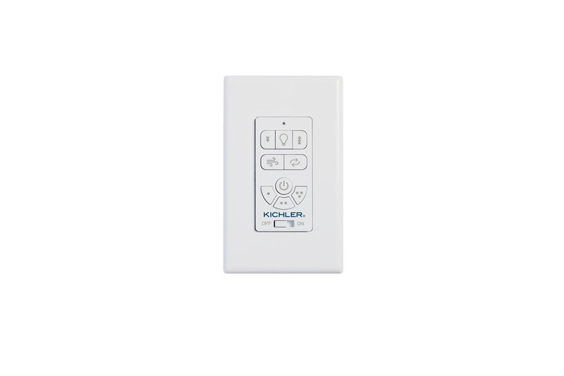 Full Function Fan Wall Remote Control in White