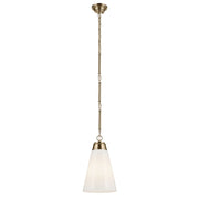 Marsailli 11" Pendant in Champagne Bronze