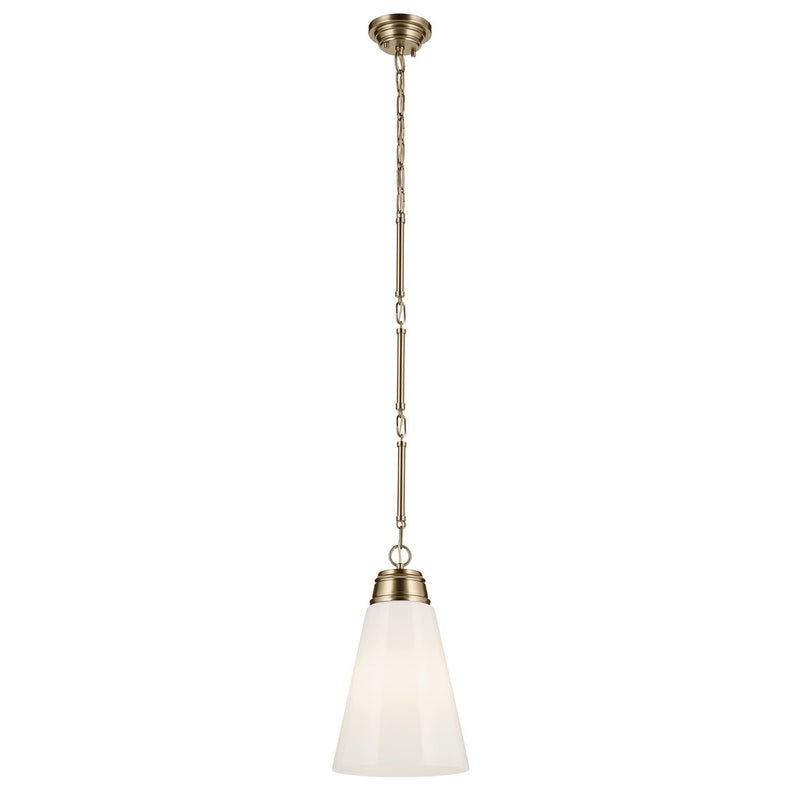 Marsailli 11" Pendant in Champagne Bronze
