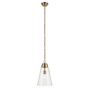 Marsailli 11" Pendant in Champagne Bronze