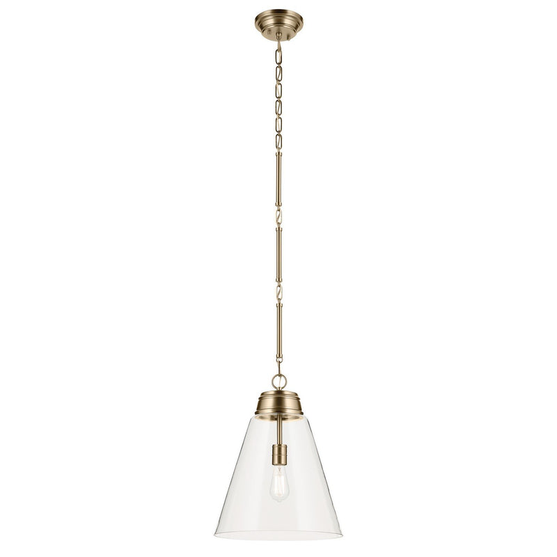 Marsailli 16" Pendant in Champagne Bronze