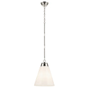 Marsailli 16" Pendant in Polished Nickel
