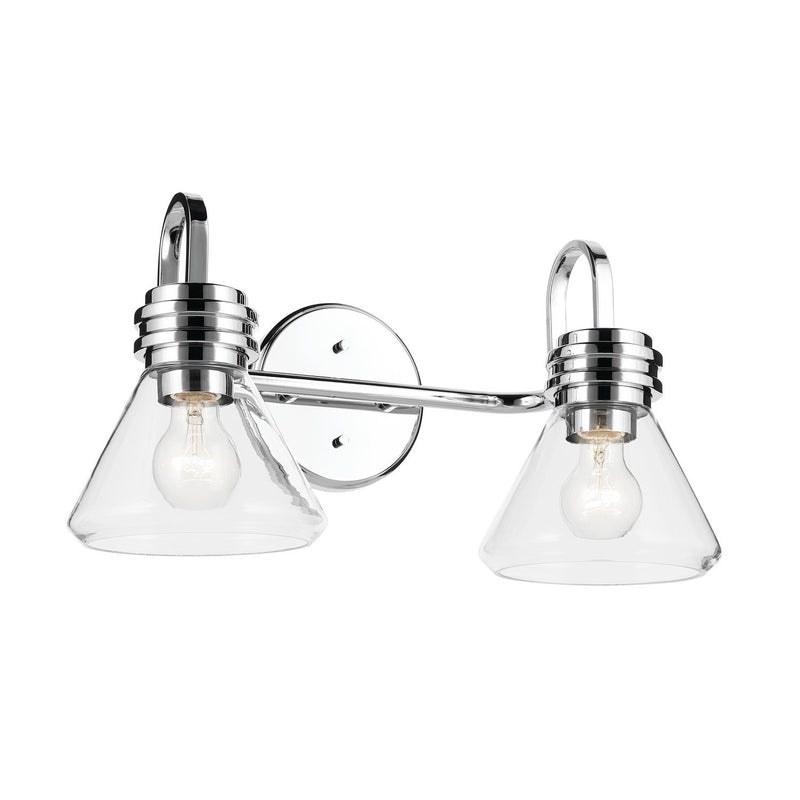 Farum 2-Light Bath Vanity Light in Chrome