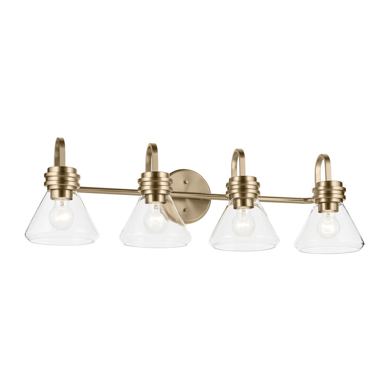 Farum 4-Light Bath Vanity Light in Champagne Bronze