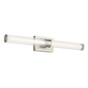 Laurene 31" Fluted Glass Bath Vanity Light in Brushed Nickel