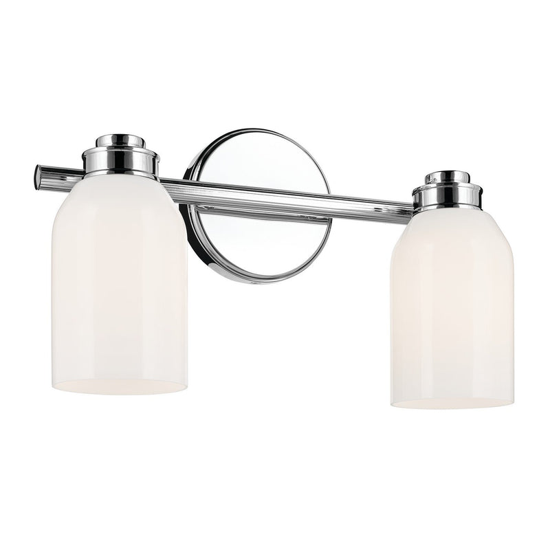 Shae 2-Light Bath Vanity Light in Chrome
