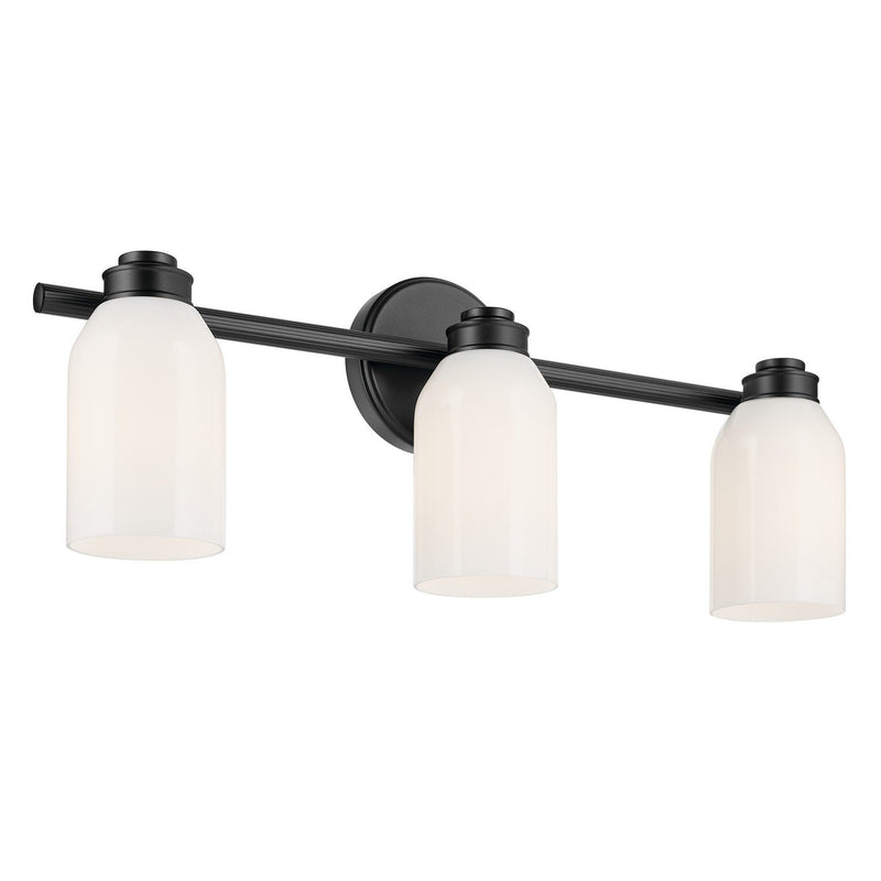 Shae 3-Light Bath Vanity Light in Black