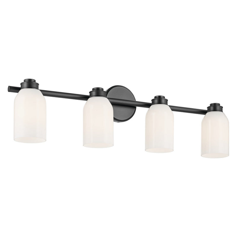 Shae 4-Light Bath Vanity Light in Black