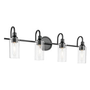 Kavi 4-Light Bath Vanity Light in Black