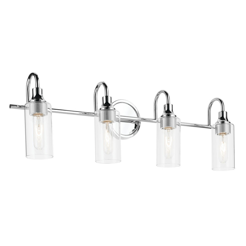 Kavi 4-Light Bath Vanity Light in Chrome