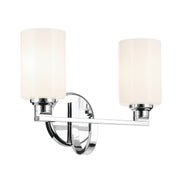 Gioe 2-Light Bath Vanity Light in Chrome