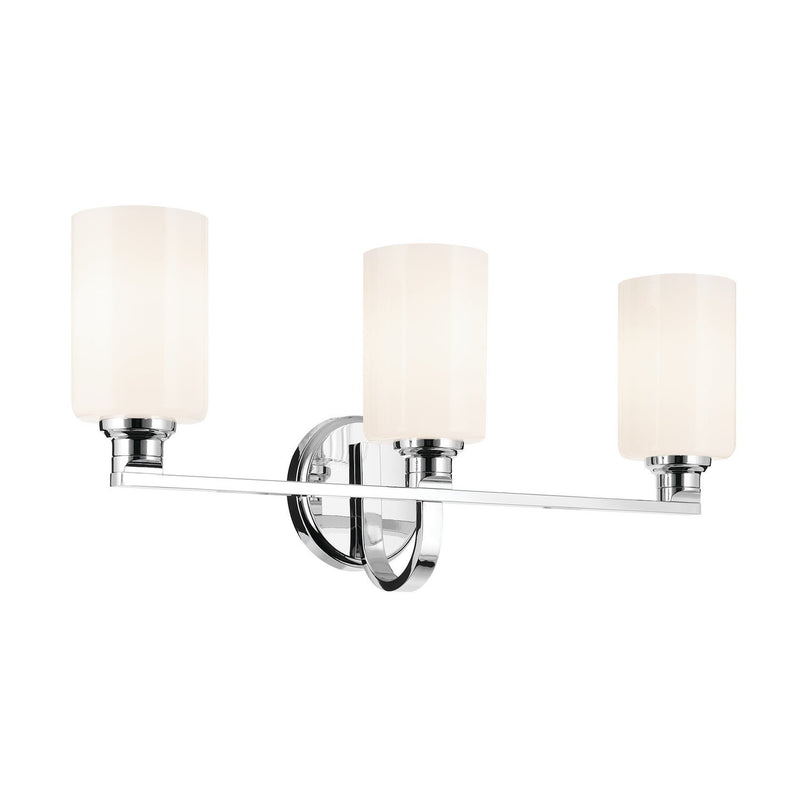 Gioe 3-Light Bath Vanity Light in Chrome