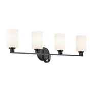 Gioe 4-Light Bath Vanity Light in Black