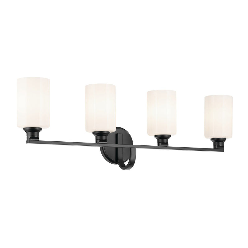 Gioe 4-Light Bath Vanity Light in Black