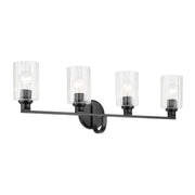 Gioe 4-Light Bath Vanity Light in Black