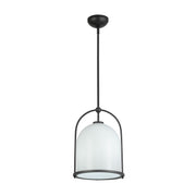 Dahlia 11.5" Bell Pendant in Black
