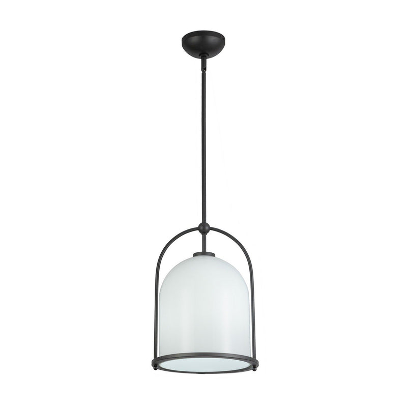 Dahlia 11.5" Bell Pendant in Black
