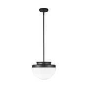 Dahlia 12" Globe Pendant in Black
