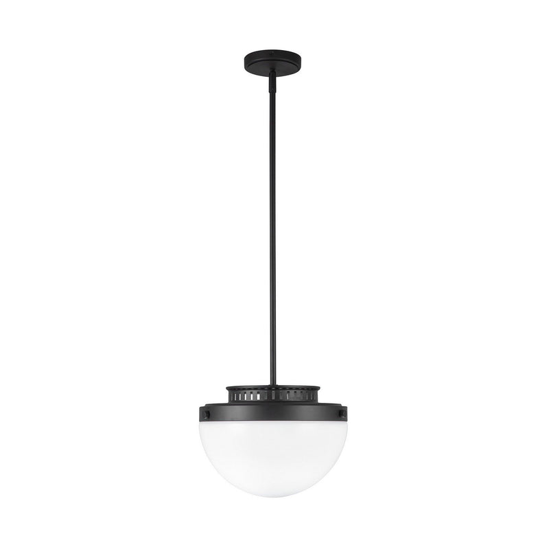 Dahlia 12" Globe Pendant in Black