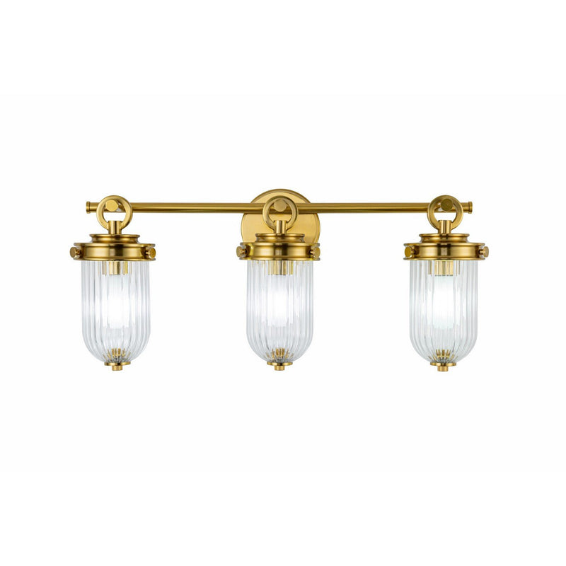 Myla 3-Light Bath Vanity Light in Vintage Brass