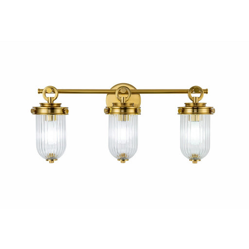 Myla 3-Light Bath Vanity Light in Vintage Brass