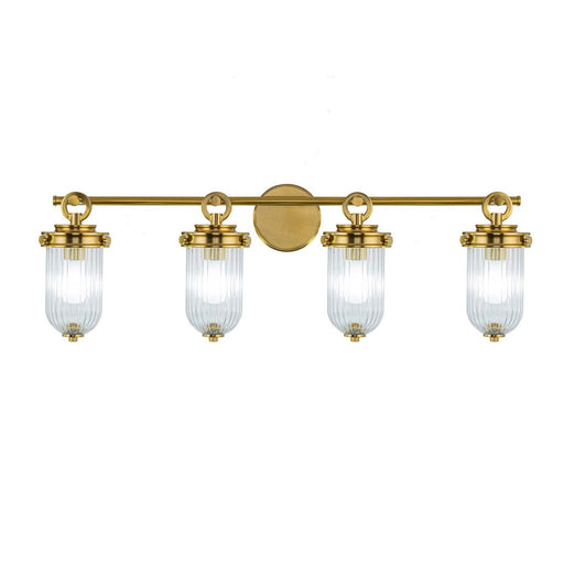 Myla 4-Light Bath Vanity Light in Vintage Brass