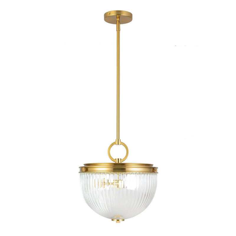 Myla 2-Light Pendant in Vintage Brass