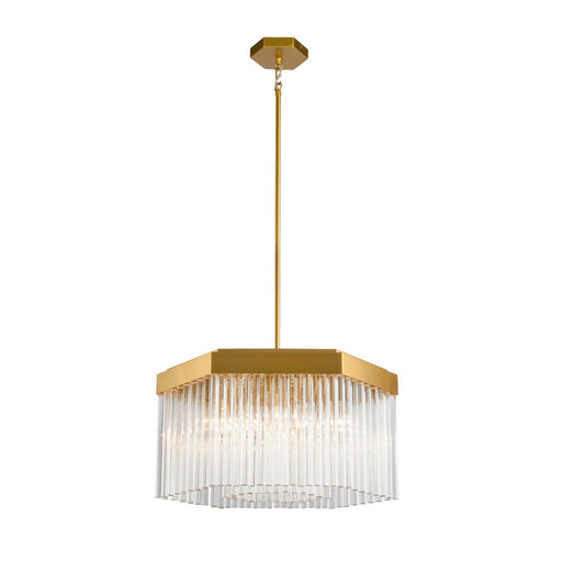 Emma 7-Light Pendant in Brushed Brass
