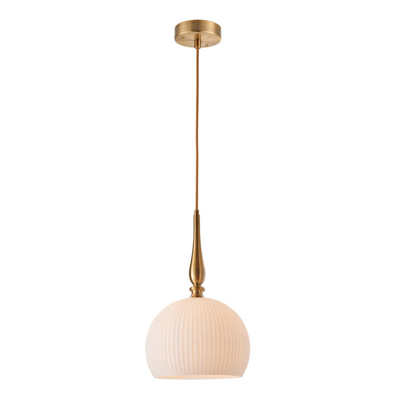 Kate 14" Pendant in Brushed Brass