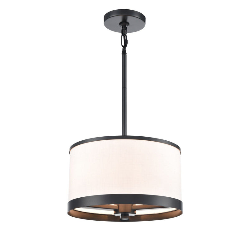 High Street 3-Light Pendant in Black