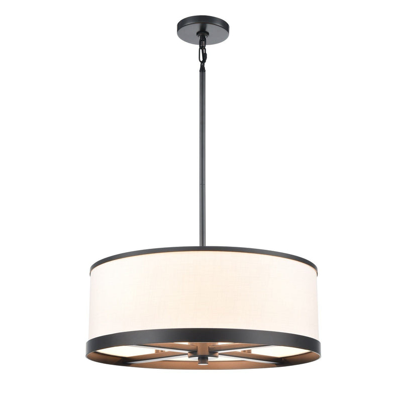 High Street 18" 4-Light Pendant in Black