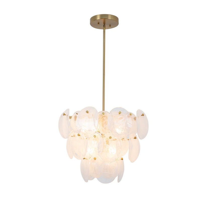 Lily 8-Light Chandelier in Brushed Brass