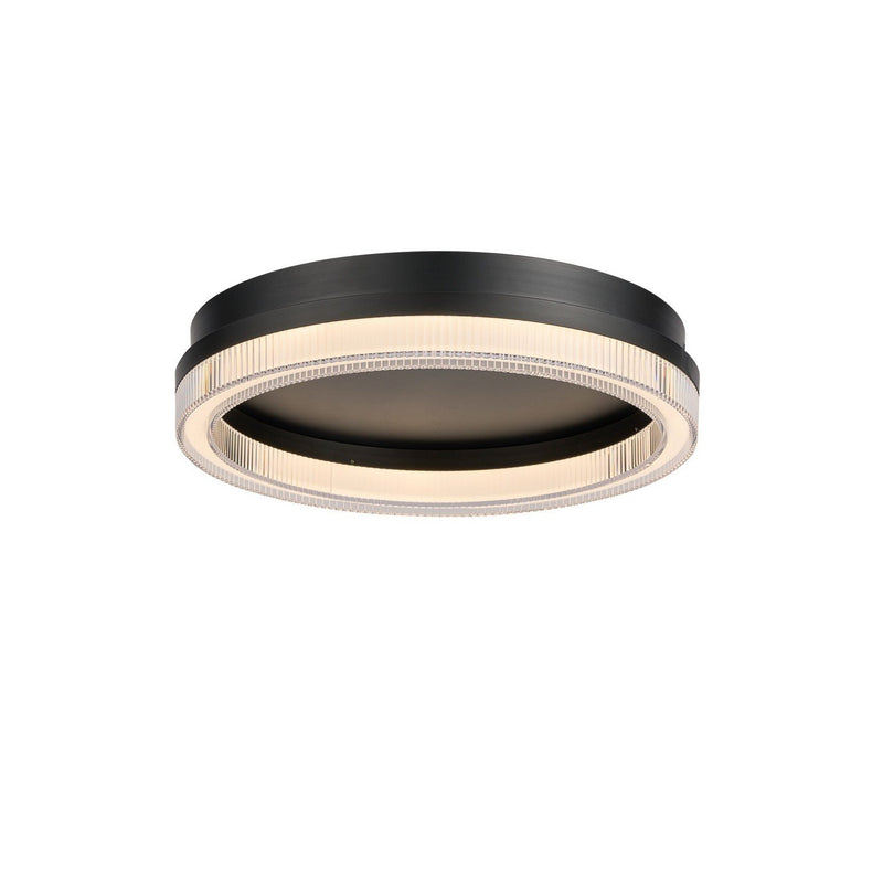 Ari LED Flush Mount in Black