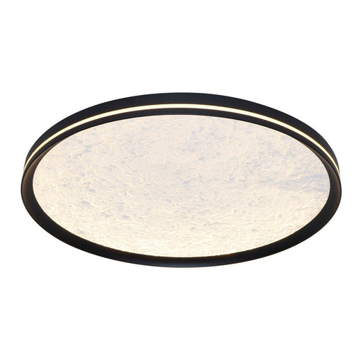 Luna 12" LED Flush Mount in Black