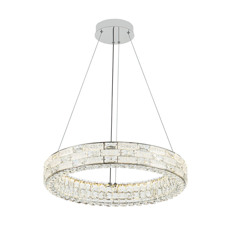 Elegance 24" LED Pendant in Chrome