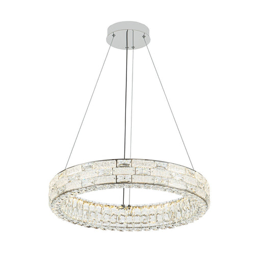 Elegance 24" LED Pendant in Chrome