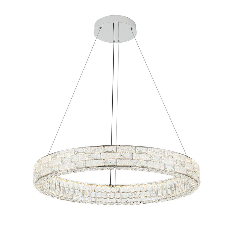 Elegance 30" LED Pendant in Chrome