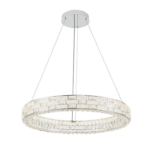 Elegance 30" LED Pendant in Chrome