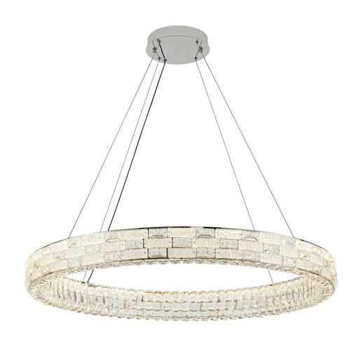 Elegance 39" LED Pendant in Chrome