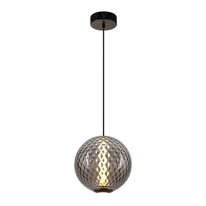 Celeste LED Globe Pendant in Smoke