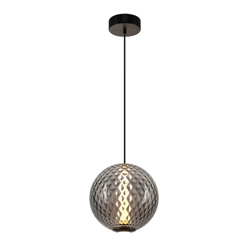 Celeste LED Globe Pendant in Smoke