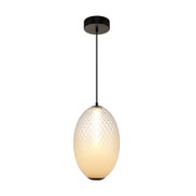 Celeste LED Oval Mini Pendant in White