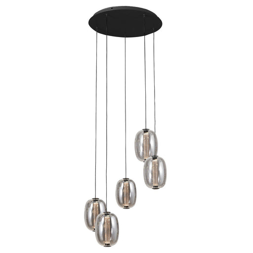 Vega 17.7" LED Pendant in Black