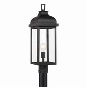 Madrid Outdoor Post Light in Black