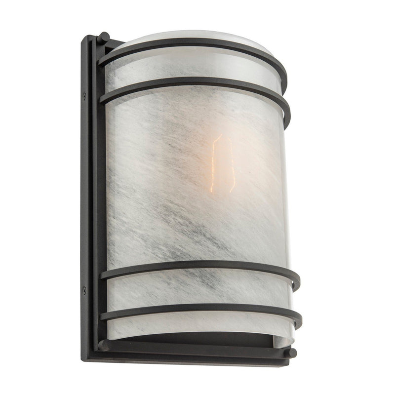 Keswick Medium Outdoor Wall Sconce in Black