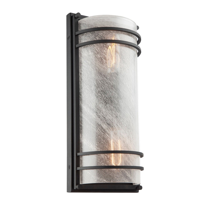 Keswick Large Outdoor Wall Sconce in Black