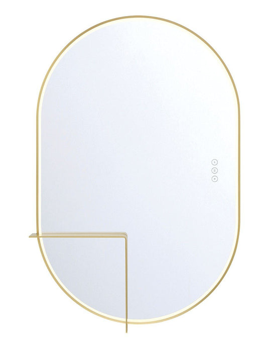 Linden 24" x 36" LED Vanity Mirror in Gold